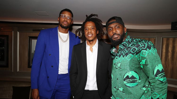 udy Gay, JAY-Z and Dez Bryant