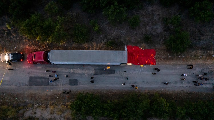 At least 46 found dead inside semi-trailer in San Antonio