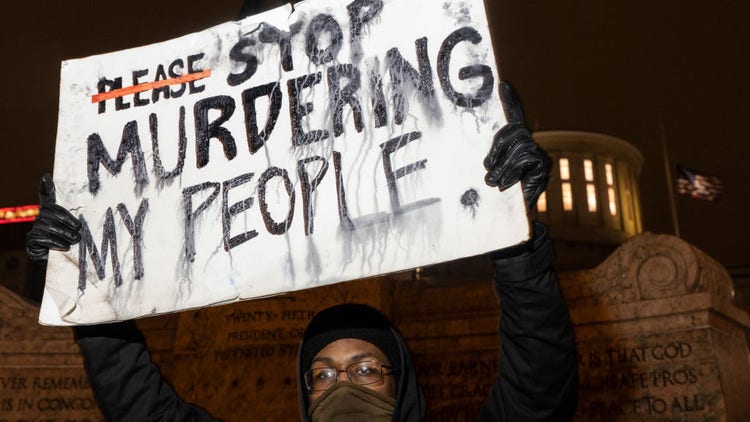 protest police shooting
