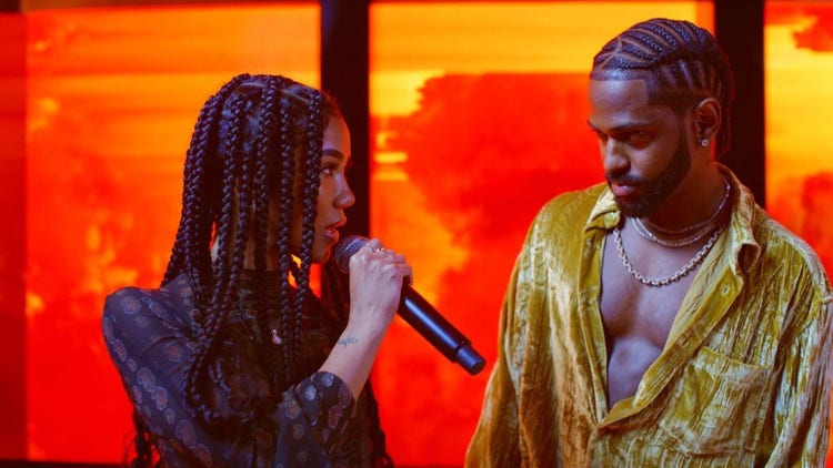 Big Sean and Jhene Aiko
