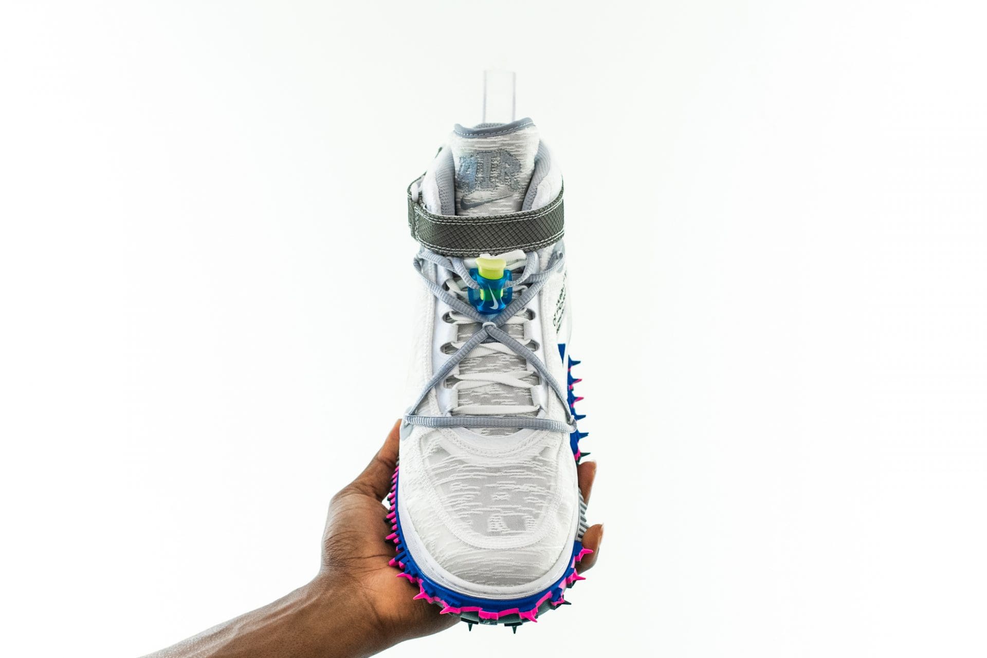 Off-White x Nike AF1 Mid “White/Clear White”