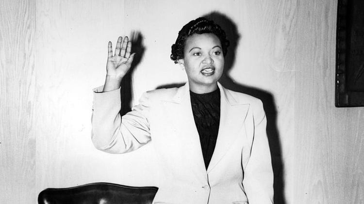 Emmett Till's mother, Mamie Till