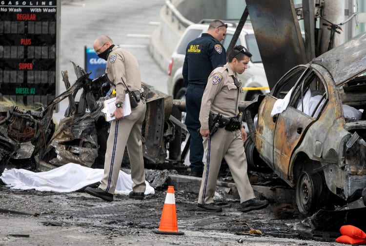 Los Angeles Crash pregnant woman