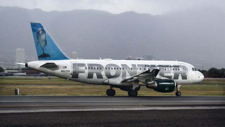 Frontier Airlines flight
