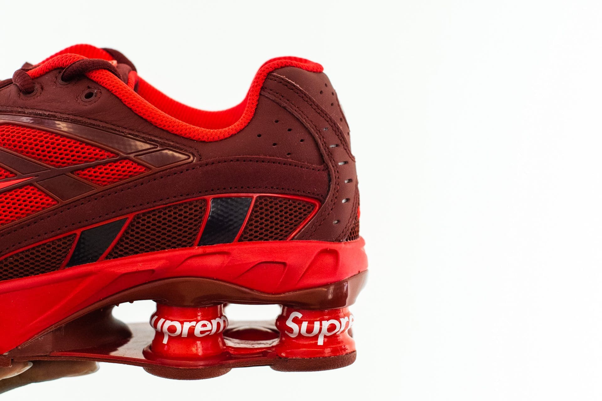 Nike x Supreme Shox Ride 2 in red