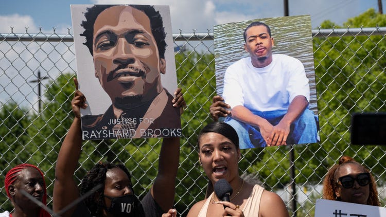 Protesters demand justice for Rayshard Brooks