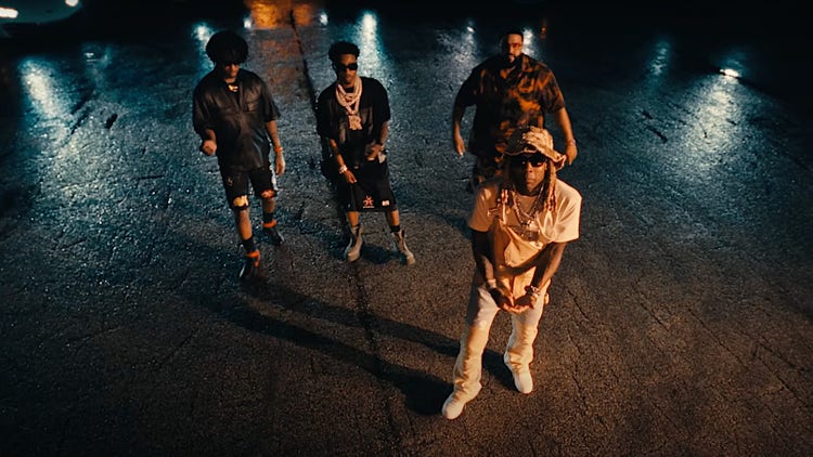 DJ Khaled, Lil Durk, 21 Savage, and Roddy Ricch
