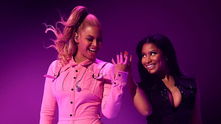 Nicki Minaj and Beyoncé
