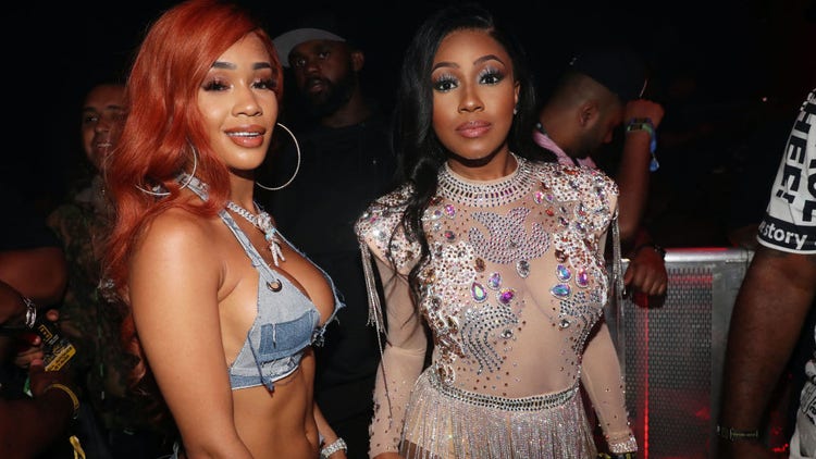 Saweetie and Yung Miami