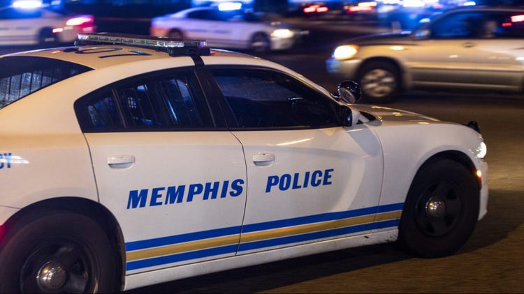 Memphis Police on the scene of alleged shooter's arrest