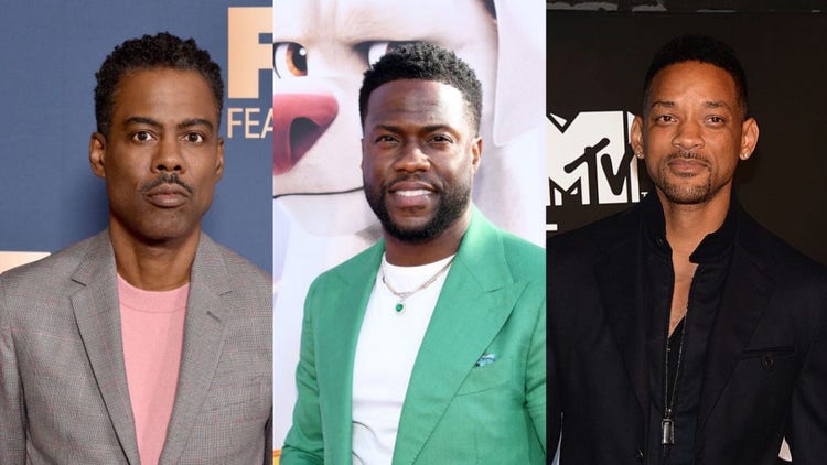 Chris Rock, Kevin Hart and Will Smith