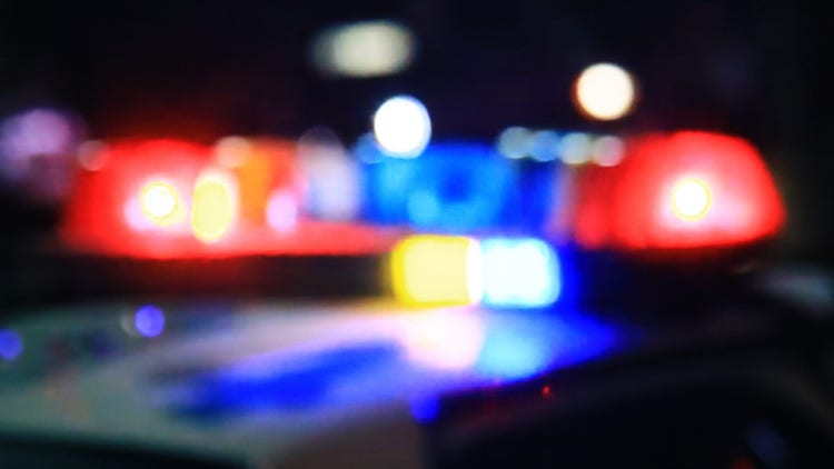 police car lights