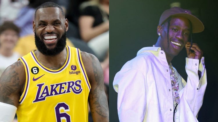 LeBron James, Travis Scott