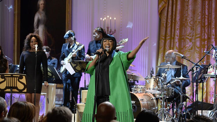 Patti LaBelle performs at the White House