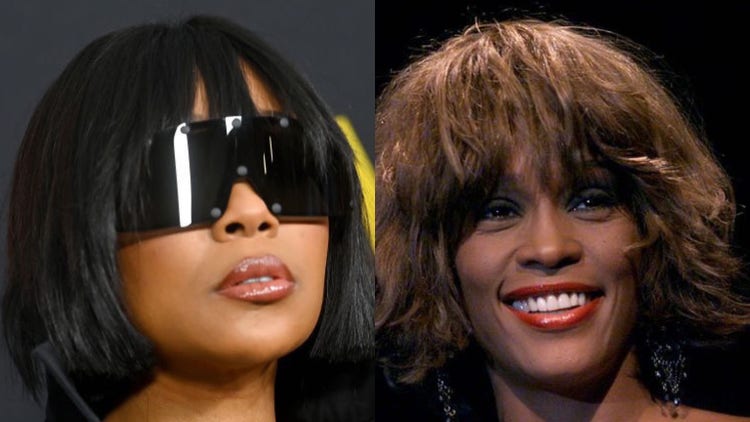 Monica and Whitney Houston