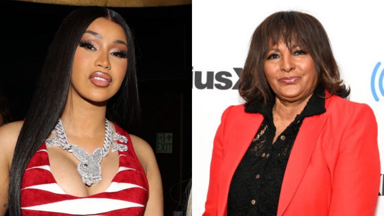 Cardi B and Pam Grier