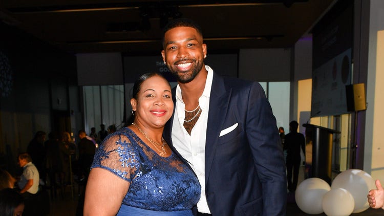 Tristan Thompson and mom Andrea Thompson