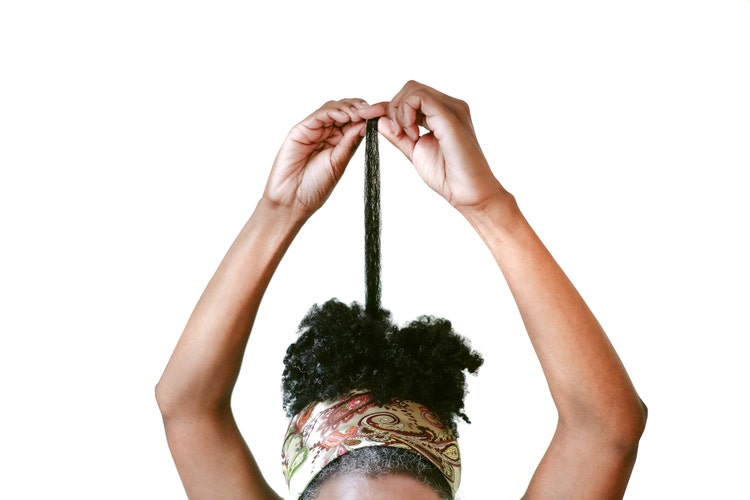 Black woman hair