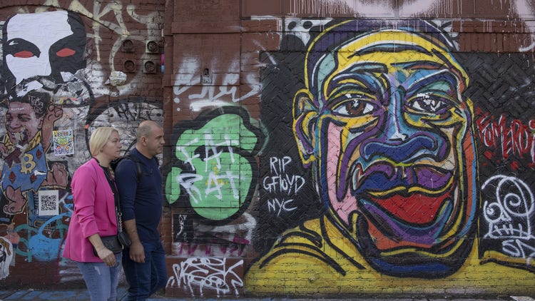 George Floyd Mural BLM