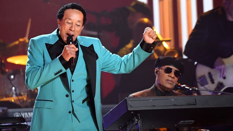 Stevie Wonder and Smokey Robinson
