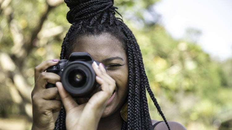 Black woman photographer