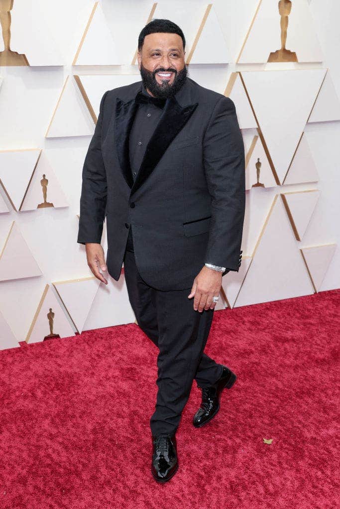 DJ Khaled at Oscars red carpet