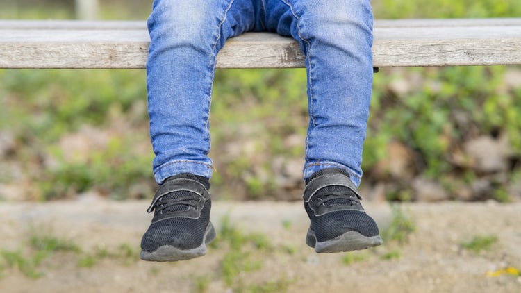 child's feet