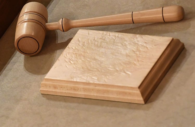 a gavel