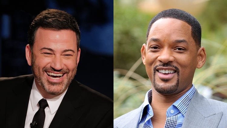 Jimmy Kimmel and Will Smith