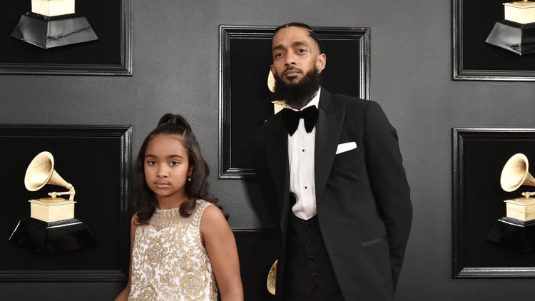 Emani Asghedom and Nipsey Hussle
