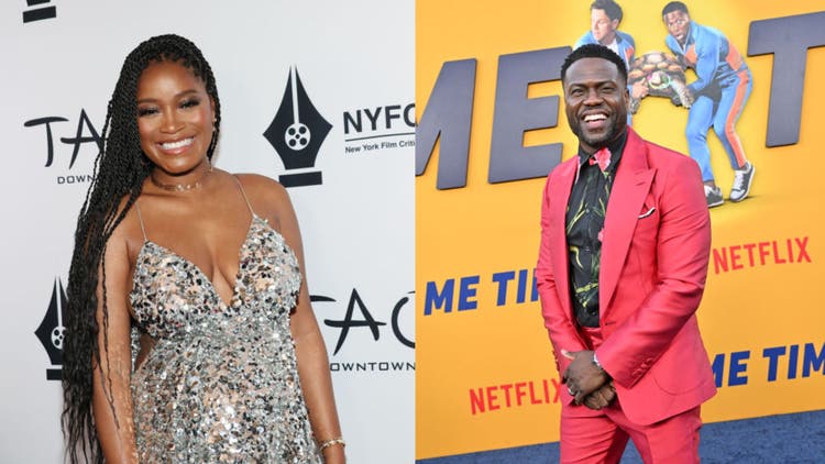 Keke Palmer and Kevin Hart