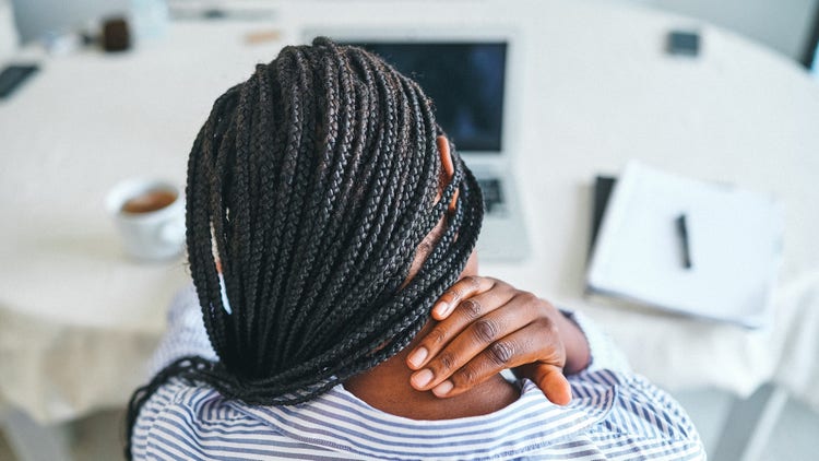 Black student's braids