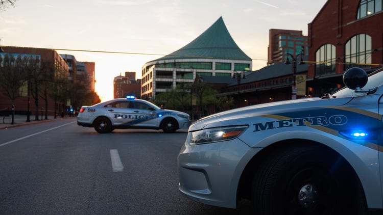 Louisville police cars
