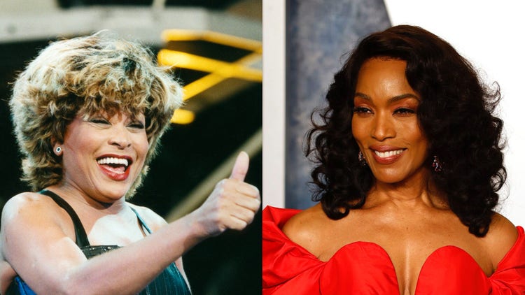 Tina Turner and Angela Bassett