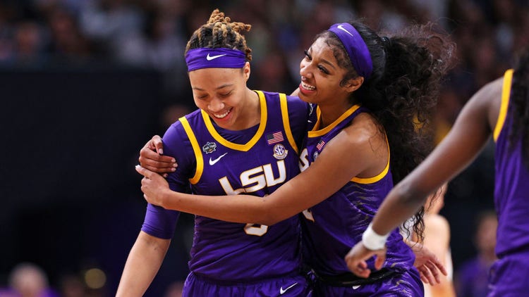 Angel Reese and LaDazhia Williams