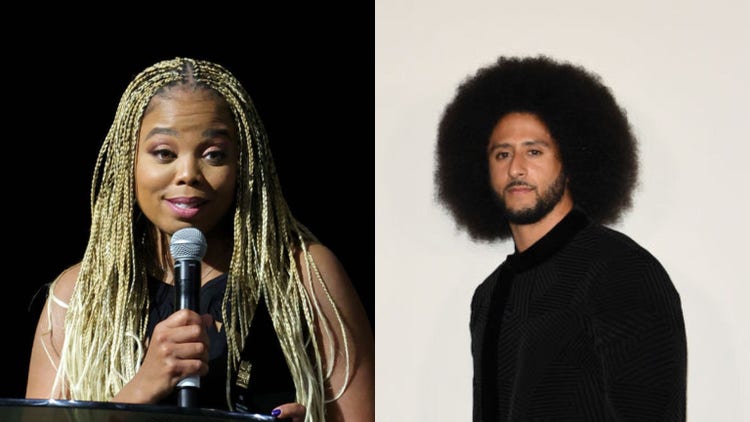 Jemele Hill and Colin Kaepernick