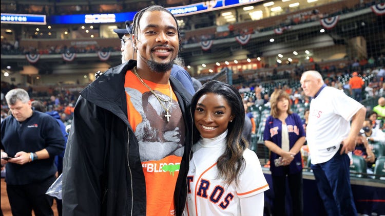 Simone Biles, Jonathan Owens