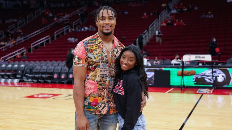 Simone Biles, Jonathan Owens