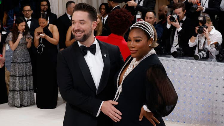 Serena Williams and Alexis Ohanian