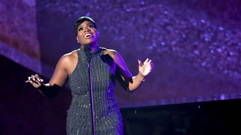 fantasia barrino purple dress Fantasia Barrino's 2024 Golden Globes Dress: Red Carpet Photos