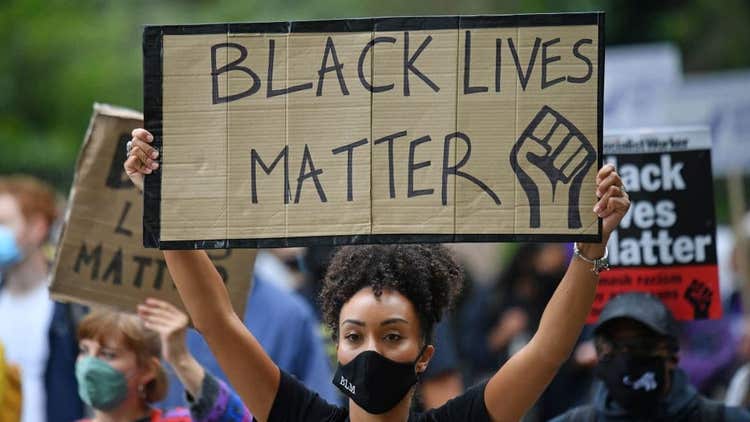 Black Lives Matter sign