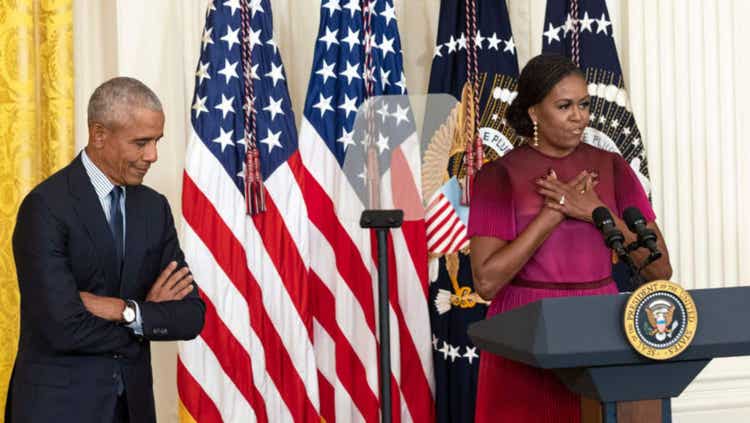 Barack Obama and Michelle Obama