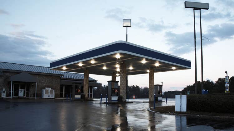 gas station