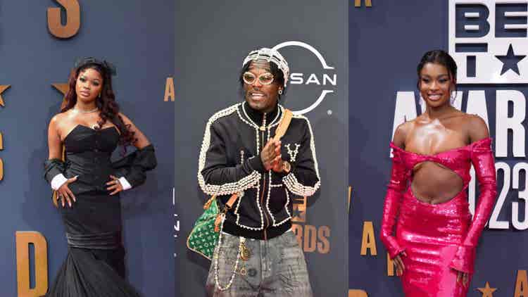 JT, Lil Uzi Vert and Coco Jones at 2023 BET Awards