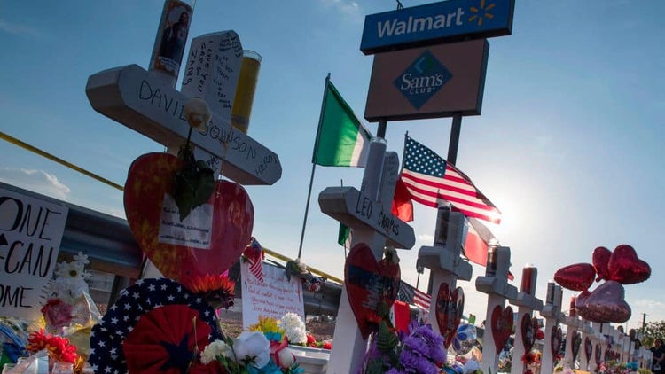 El Paso Walmart shooting memorial