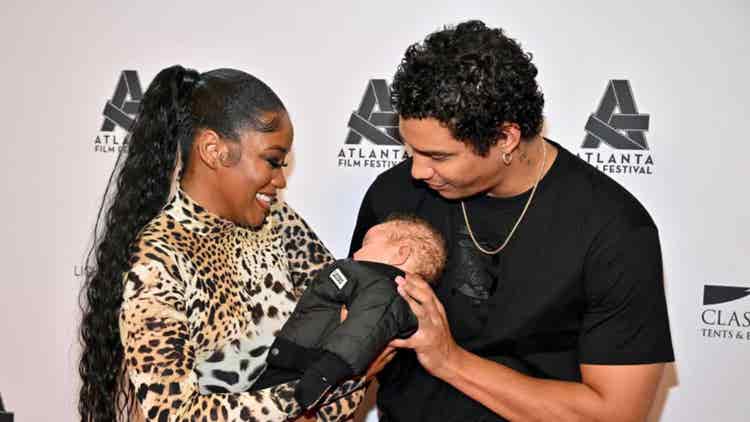 Keke Palmer, Darius Jackson, and Leo Jackson