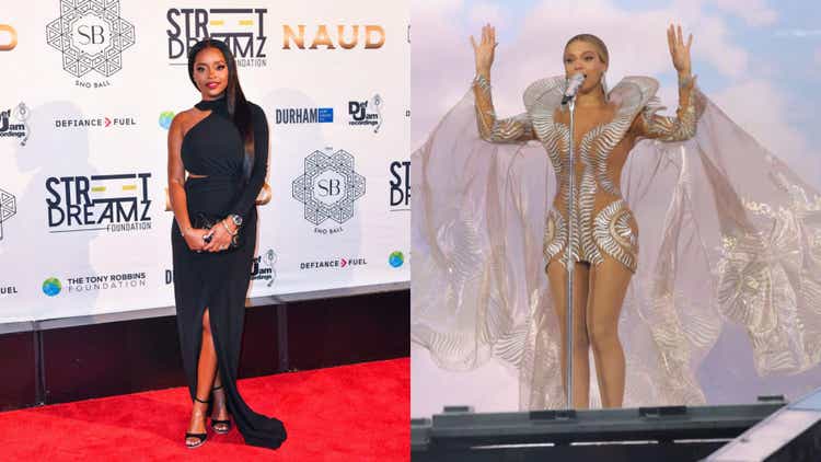 Tamika D. Mallory and Beyoncé Knowles-Carter