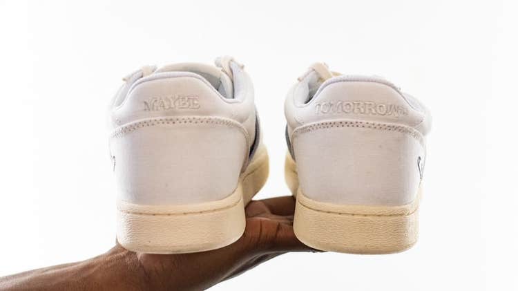 Maybe Tomorrow Saucony Jazz Court DIY heels