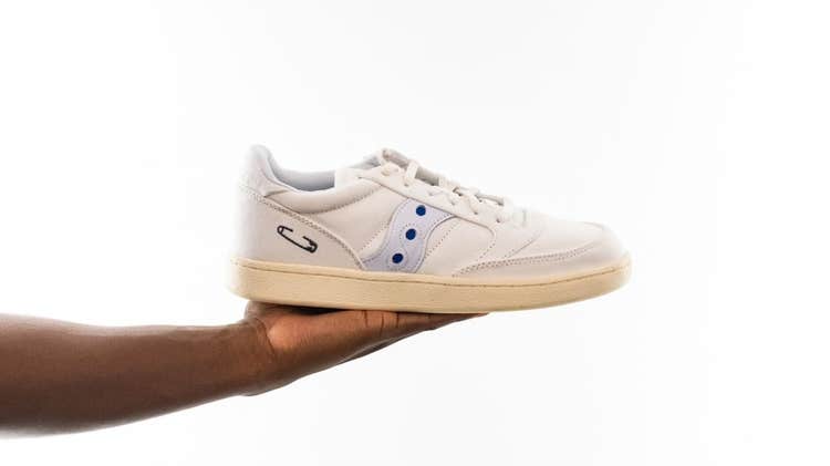 Maybe Tomorrow Saucony Jazz Court DIY side view