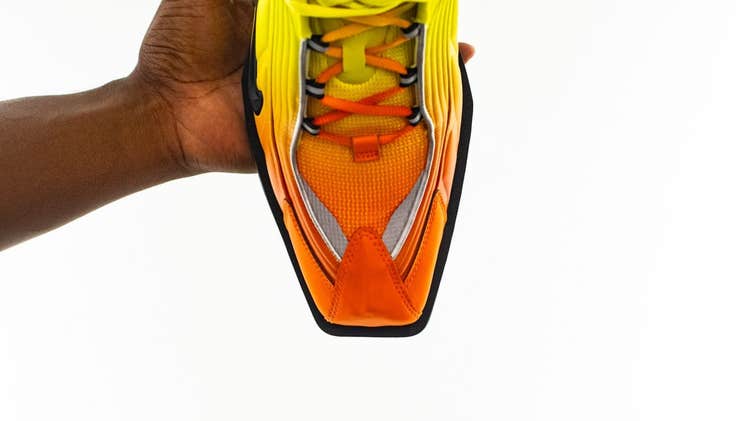 Nike x Martine Rose Shox Mule MR4 “Safety Orange” detailed view